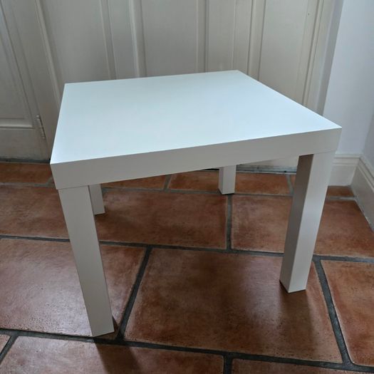 White table for child.