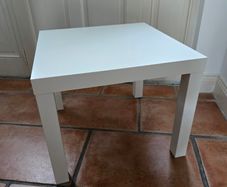 White table for child.