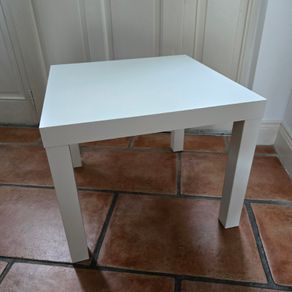 White table for child.