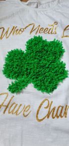 New - Age 9 to 11 Years - A Beautiful Paddies Day Tee Shirt - See Pics