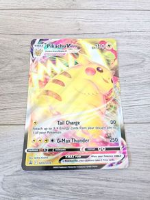 Pokemon Pikachu VMAX BSP SWSH286 Black Star Promo Card Crown Zenith