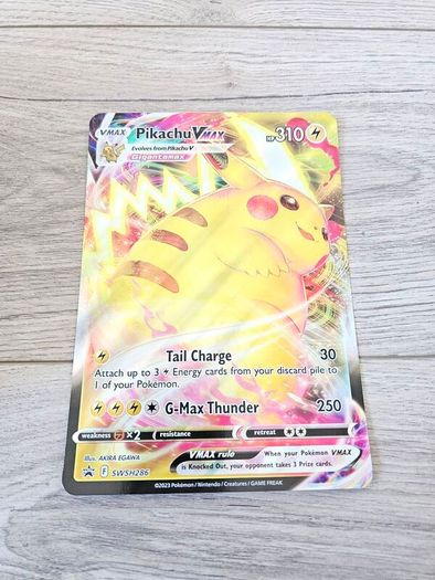 Pokemon Pikachu VMAX BSP SWSH286 Black Star Promo Card Crown Zenith