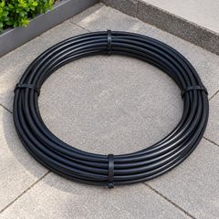 21m long Mains pipe 1/2" (20 mm external diameter) Black PE Tube