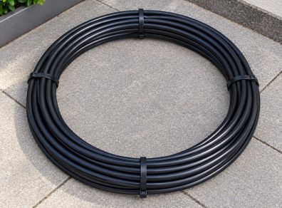 21m long Mains pipe 1/2" (20 mm external diameter) Black PE Tube
