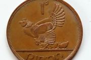 Ireland 1966 Uncirculated Penny 60 years old Irish Pingin coin