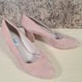 CLARKS KELDA HOPE smart court shoes heels Dusty pink rose Pink Suede leather closed toe Size UK 5.5D EU 39 BRAND NEW Image 2