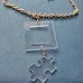 Custom Made Puzzle style Necklace and Earrings set Image 2