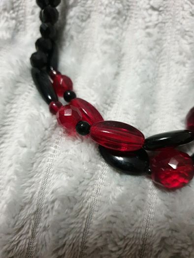 Vintage glass beaded necklace