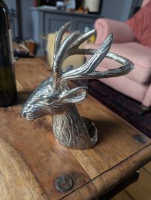 Stag wine bottle holder