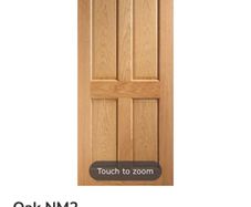 3NEW Oak doors 4 panel