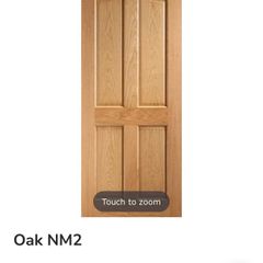 3NEW Oak doors 4 panel