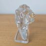 Rare 1925 Georges Chevalier Baccarat Crystal glass  Art Deco Tiger Figurine Image 4