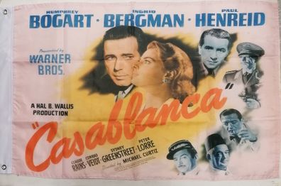 Casablanca film flag 3ft x 2ft.