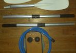 Achilles Dinghy Oars & Bellows pump