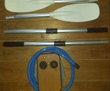 Achilles Dinghy Oars & Bellows pump