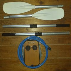 Achilles Dinghy Oars & Bellows pump