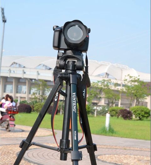 New Aluminum Alloy Expandable Professional Tripod Black