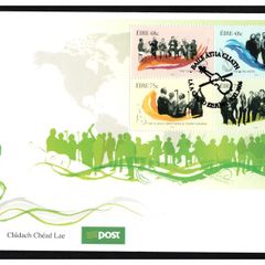 2006 Ireland Irish Music Commemorative Stamps Miniature Sheet An Post First Day Cover (FDC)