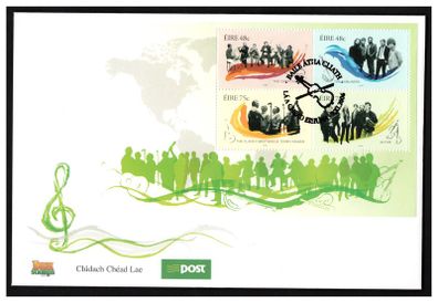 2006 Ireland Irish Music Commemorative Stamps Miniature Sheet An Post First Day Cover (FDC)