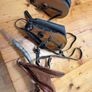 Three sets Uilleann pipes bellows Image 4