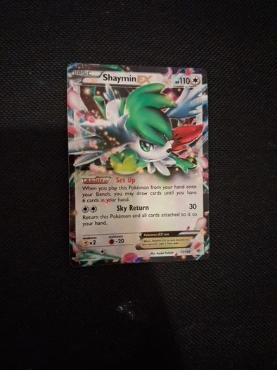 Pokemon Card: shaymin ex 77