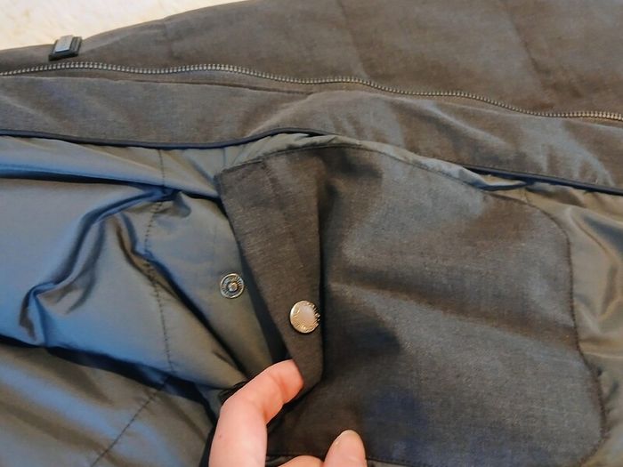 Paul Costelloe Living Men Grey Padded Quilted Jacket - Size XL