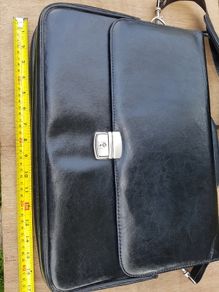 Leather suitcase