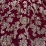 Christmas burgundy viscose Skirt Image 6
