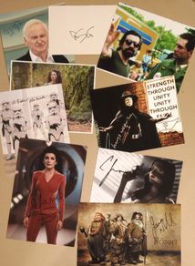 Movies, Actors, Television etc autographs