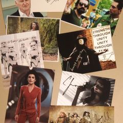 Movies, Actors, Television etc autographs