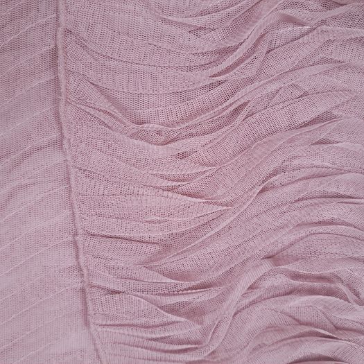 Kate Cooper Dusty Pink Mesh Textured Ruffle Shrug Bolero Cardigan 12UK/40EU