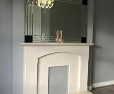 Large fireplace mirror