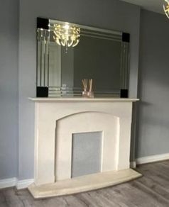Large fireplace mirror