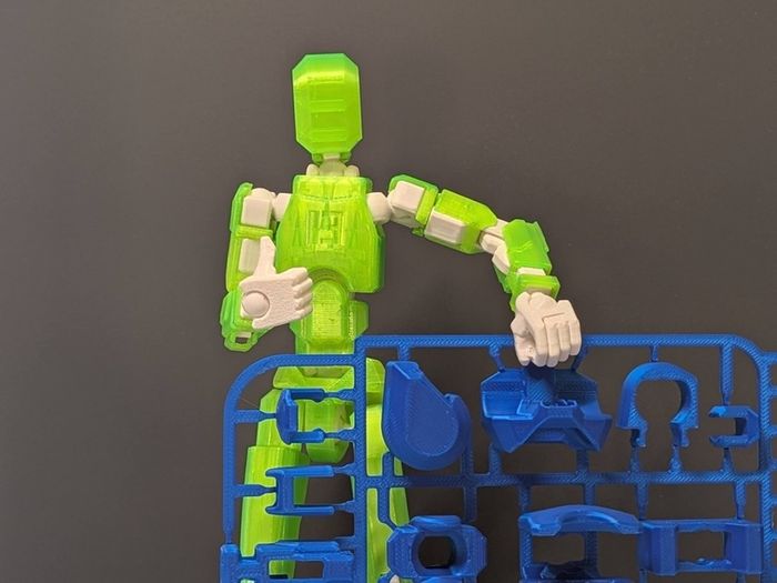 3D Printed Dummy 13  Poseable Figure