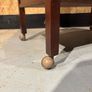 vintage two-tier mahogany serving trolley or tea cart Image 4