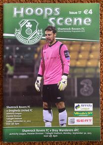 2013 Shamrock Rovers v Drogheda United FC & Bray Wanderers AFC - Airtricity League Programme