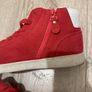 Armani red leather high tops size UK 5 Image 5
