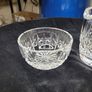 Vintage Waterford Crystal Creamer & Open Sugar Bowl Set Image 3