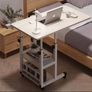 NEW Height Adjustable Overbed Table Over Bed Computer Desk Image 2