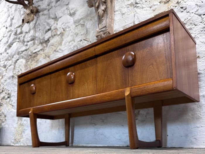 Mid Century Modern teak sideboard manufactured by Elliot's of Newbury