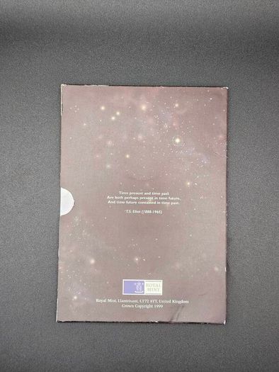 UK Millennium Five Pound Coin 1999 2000 Greenwich Meridian Royal Mint Pack