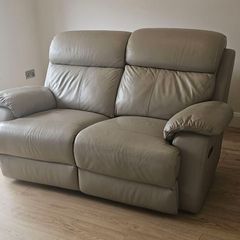 2 Seat Electric Recliner Leather Sofa