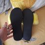 yellow fluffy sliders Image 4