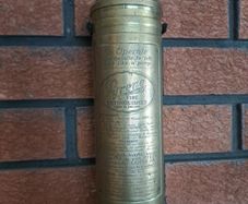 Vintage Brass Fire Extinguisher