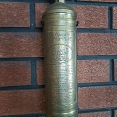 Vintage Brass Fire Extinguisher