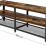New Vintage TV Stand Display Unit(160cm) FREE P&P Image 5