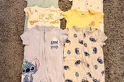 Bundle of 6 Rompers for baby boy, size 3-6 months