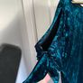 Joanna Hope ladies teal crushed velvet dress Image 3