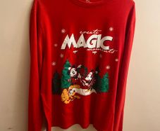 Christmas pyjama top (medium)