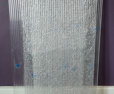 Reeded glass panels